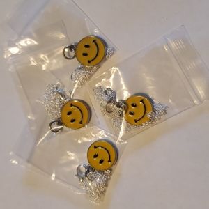 (3 for $15) Smiley Face Necklace